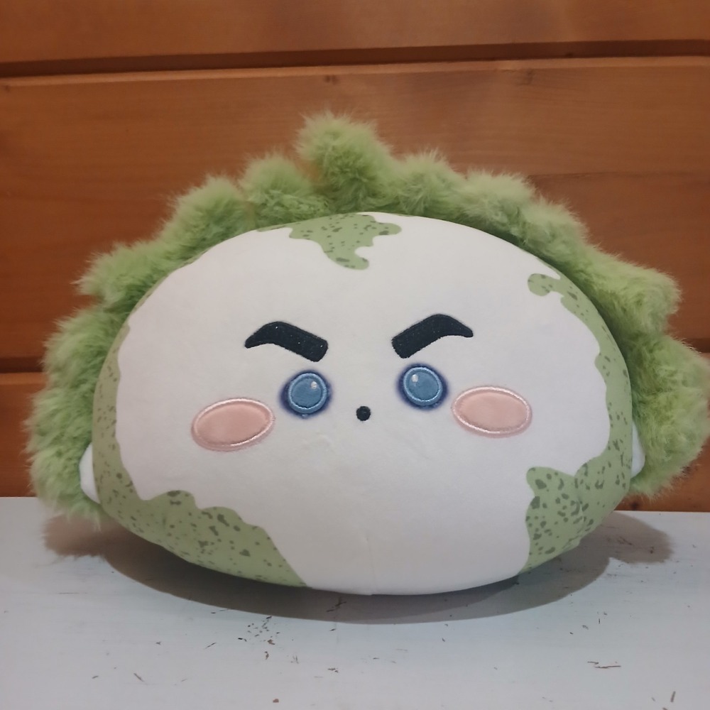 Jazwares Atamas By Russ 8"x12"Beetlejuice Plush Stuffed Animal Green White F31